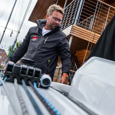 Bjarne Lorenzen Elvstromsails Silverrudder